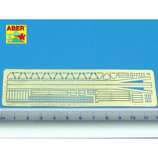 Brackets for Sturmgeschütz IV side skirts, 1/35 - Aber Models 35 A044
