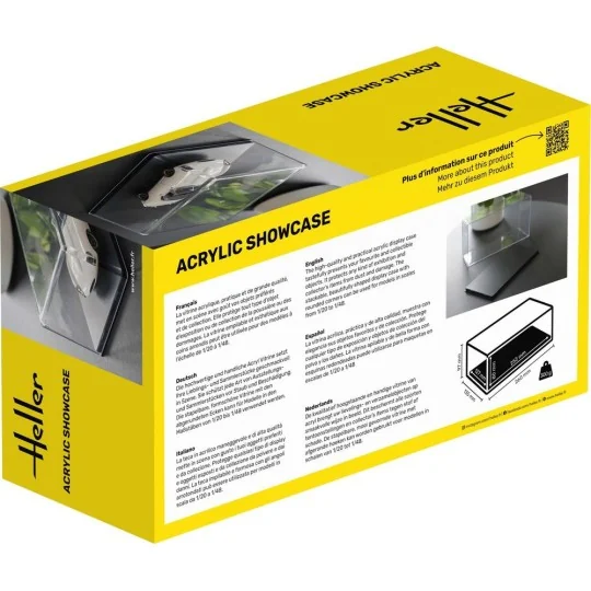 Acrylic Showcase, 252 x 127 x 80 mm - Heller 95201
