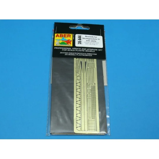 Brackets for Sturmgeschütz IV side skirts, 1/35 - Aber Models 35 A044
