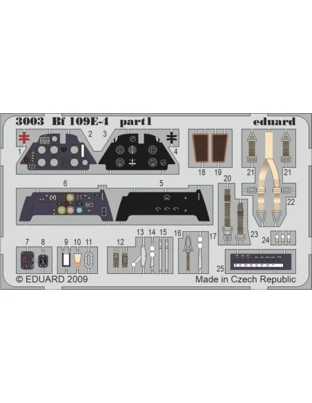 Bf 109E-4 Profipack, 1/32 - Eduard Plastic Kits 3003