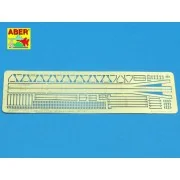 Brackets for Sturmgeschütz IV side skirts, 1/35 - Aber Models 35 A044