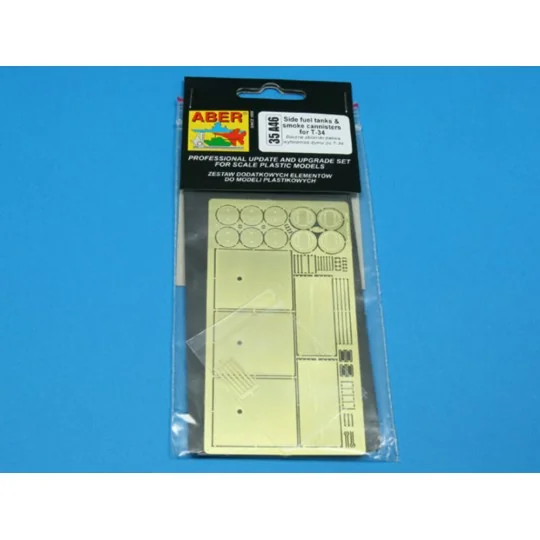 Side fuel tanks and smoke cannisters for T-34 & IS-2, 1/35 - Aber M...
