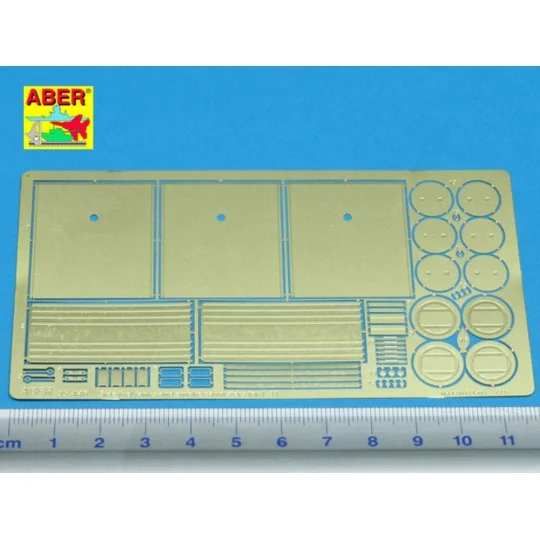 Side fuel tanks and smoke cannisters for T-34 & IS-2, 1/35 - Aber M...