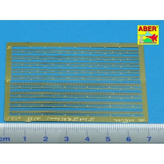 Ammo belts .30 and .50, 1/35 - Aber Models 35 A047 Ammo belts .30 and .50, 1/35 - Aber Models 35 A047