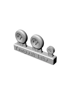 Hawker Tempest Mk.V wheels LATE, 1/72 - Brengun BRL72261