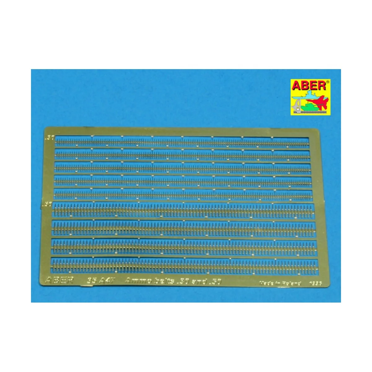 Ammo belts .30 and .50, 1/35 - Aber Models 35 A047 Ammo belts .30 and .50, 1/35 - Aber Models 35 A047