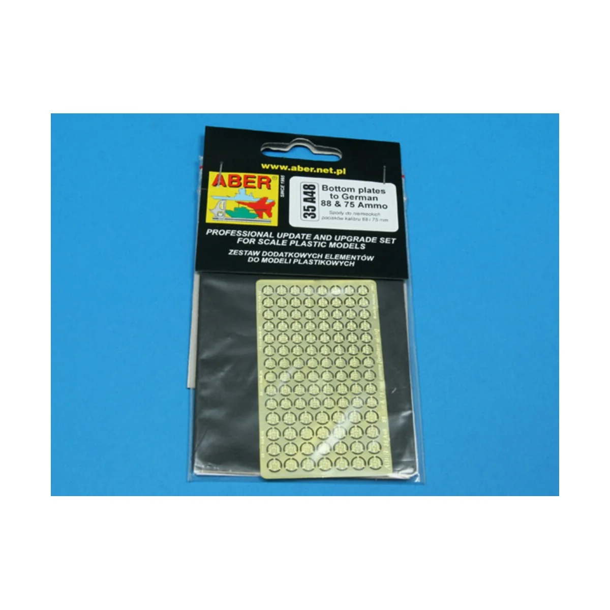 Bottom plates to German 88 & 75 mm Ammo - Aber Models 35 A048