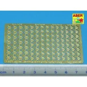 Bottom plates to German 88 & 75 mm Ammo, 1/35 - Aber Models 35 A048 Bottom plates to German 88 & 75 mm Ammo, 1/35 - Aber Models 35 A048