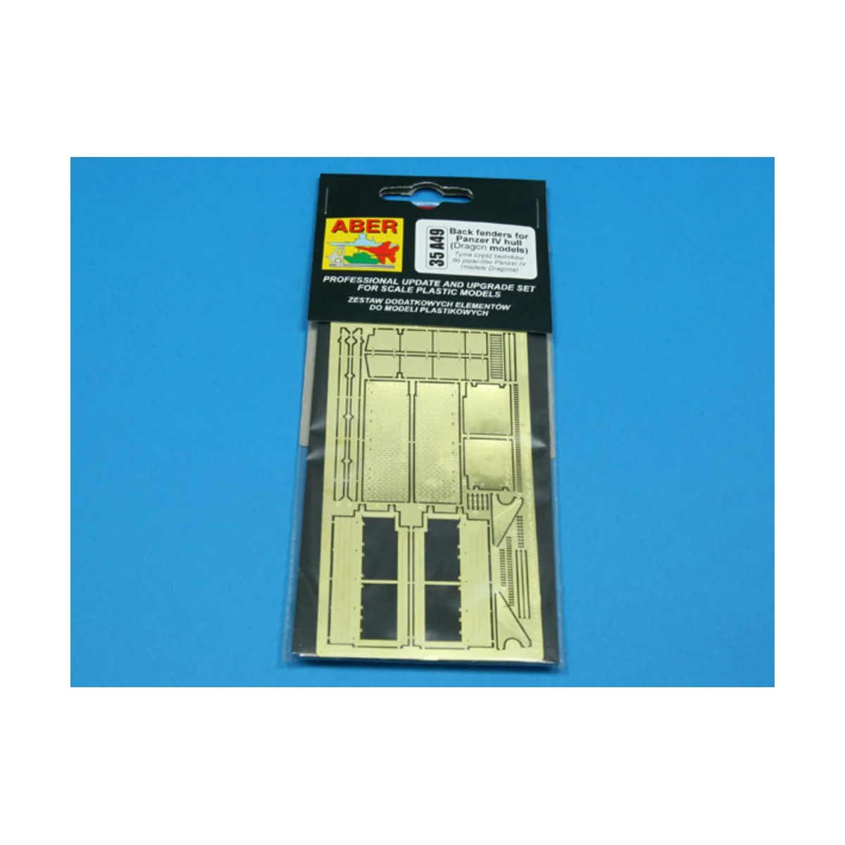 Back fenders for PzKpfw IV hull - Aber Models 35 A049