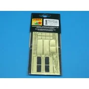 Back fenders for PzKpfw IV hull, 1/35 - Aber Models 35 A049