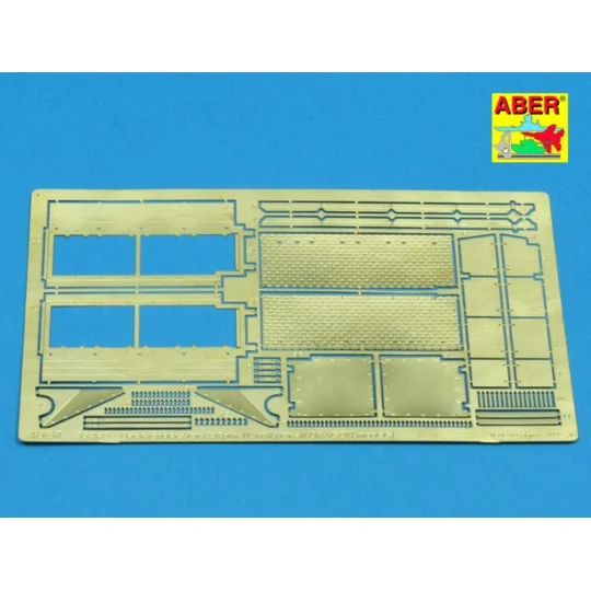 Back fenders for PzKpfw IV hull, 1/35 - Aber Models 35 A049