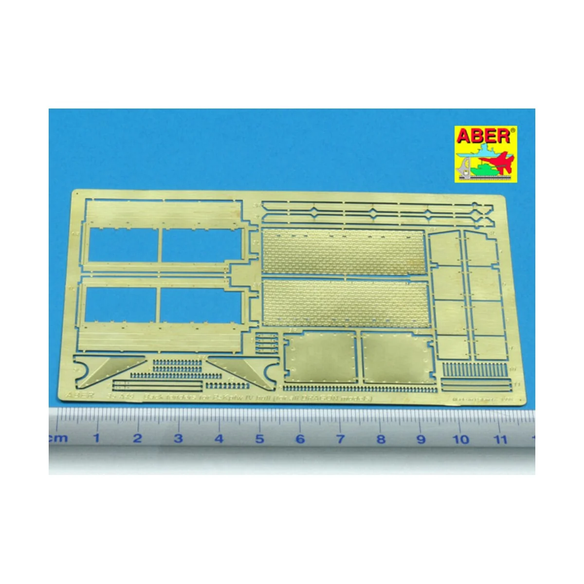Back fenders for PzKpfw IV hull, 1/35 - Aber Models 35 A049