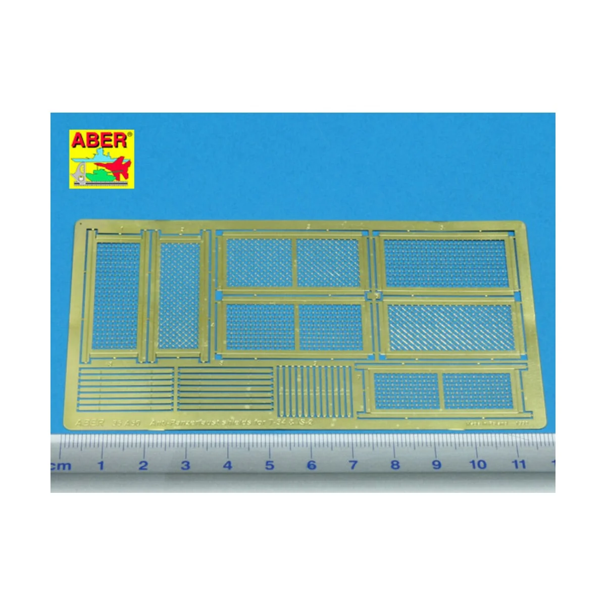 Anti-Panzerfaust shields for T-34 & IS-2, 1/35 - Aber Models 35 A050