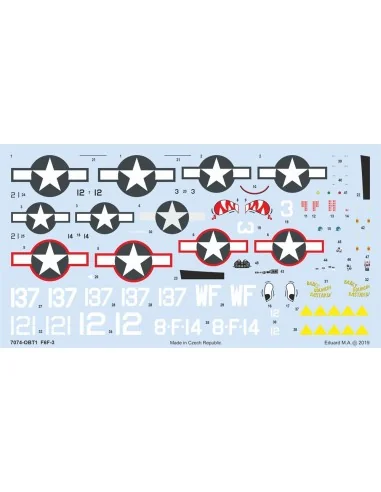 F6F-3, 1/72 - Eduard Plastic Kits 7074
