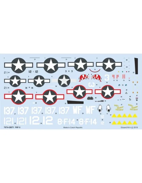 F6F-3, 1/72 - Eduard Plastic Kits 7074