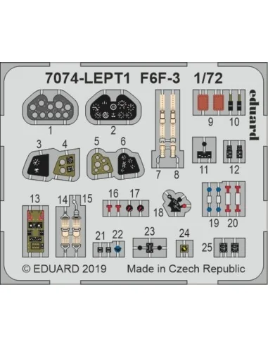F6F-3, 1/72 - Eduard Plastic Kits 7074