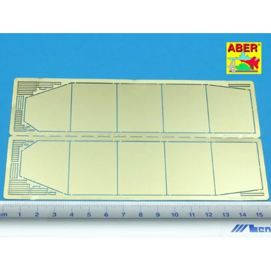 Side skirts for Sturmgeschutz IV, 1/35 - Aber Models 35 A051