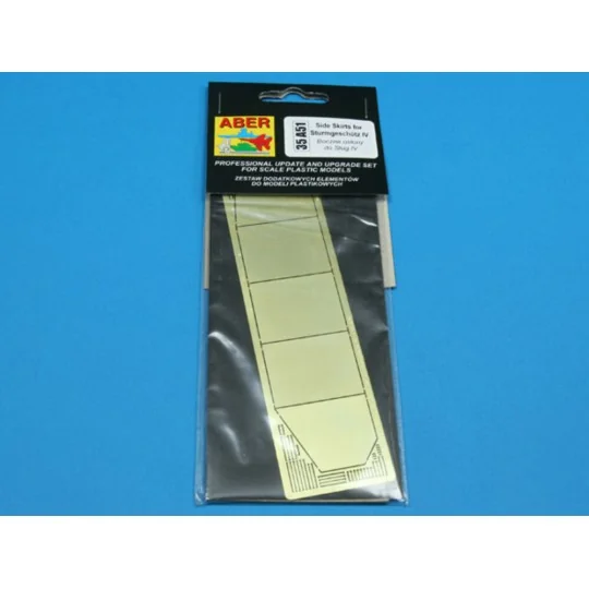 Side skirts for Sturmgeschutz IV, 1/35 - Aber Models 35 A051
