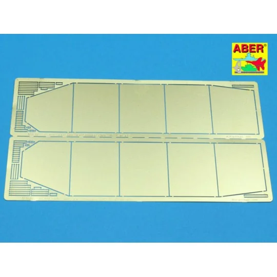 Side skirts for Sturmgeschutz IV, 1/35 - Aber Models 35 A051