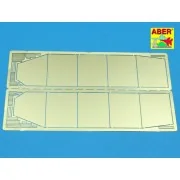 Side skirts for Sturmgeschutz IV, 1/35 - Aber Models 35 A051