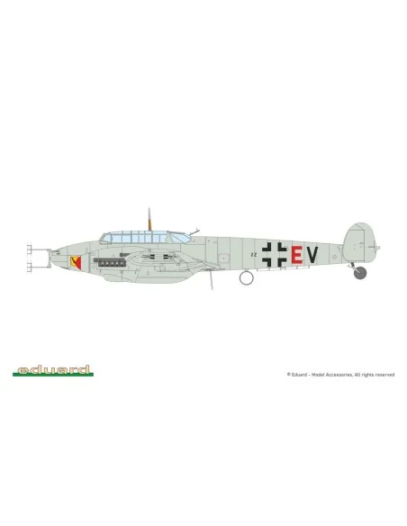 Bf 110F, 1/72 - Eduard Plastic Kits 7084