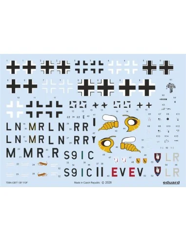 Bf 110F, 1/72 - Eduard Plastic Kits 7084