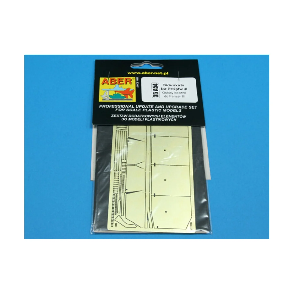 Side skirts for Pz.Kpfw III - Aber Models 35 A054