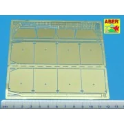 Side skirts for Pz.Kpfw III, 1/35 - Aber Models 35 A054 Side skirts for Pz.Kpfw III, 1/35 - Aber Models 35 A054