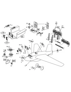 Me-163B-1a Komet (Dragon/Revell kit), 1/48 - Brengun BRL48171 2