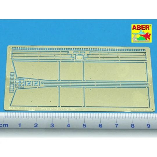 Turret skirts for PzKpfw, 1/35 - Aber Models 35 A056