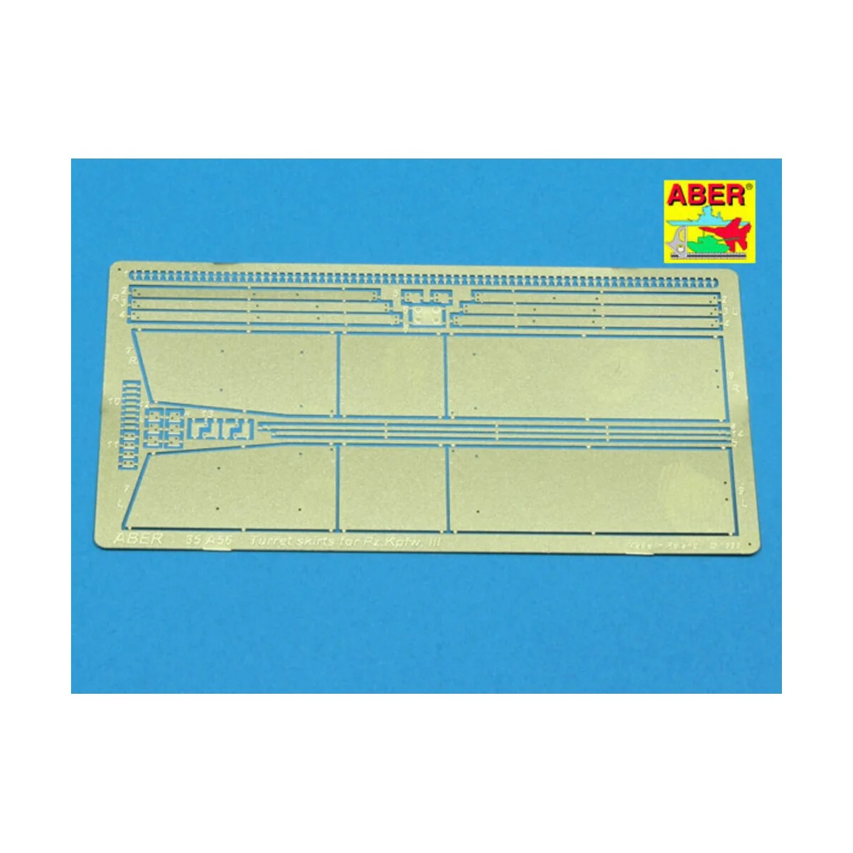 Turret skirts for PzKpfw - Aber Models 35 A056