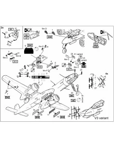 Focke Wulf Ta-154 (Hasegawa kit), 1/72 - Brengun BRL72277 2