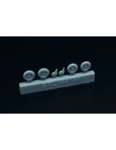 Messerschmitt Bf-109 K wheels set (2 sets), 1/144 - Brengun BRL144184 2