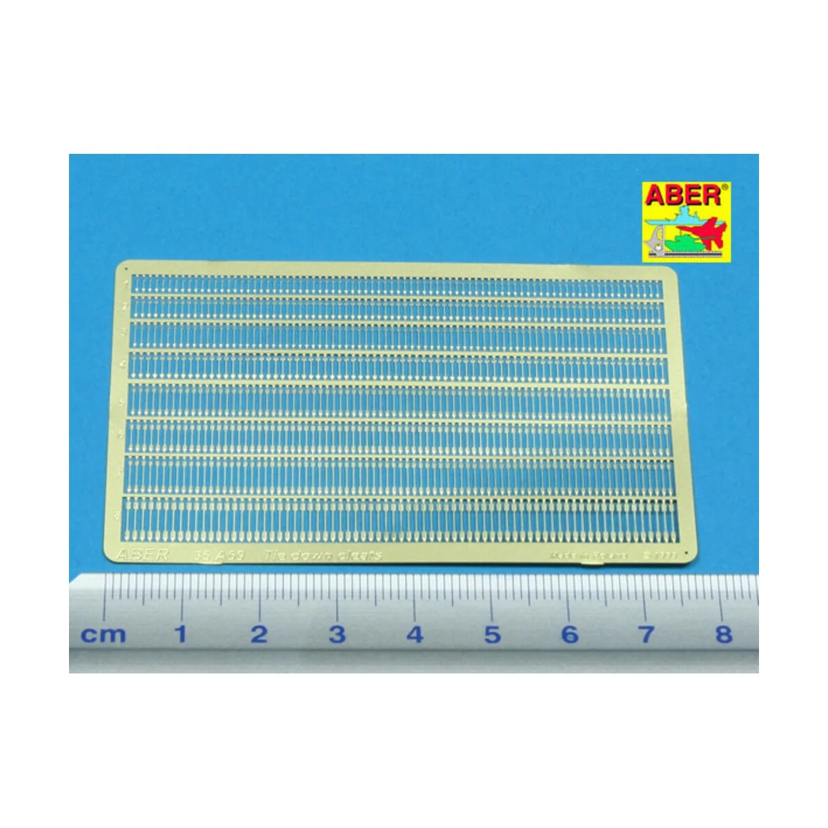 Tie down cleats, 1/35 - Aber Models 35 A059 Tie down cleats, 1/35 - Aber Models 35 A059