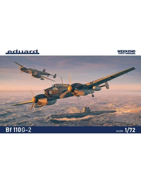 Bf 110G-2 Weekend edition, 1/72 - Eduard Plastic Kits 7468