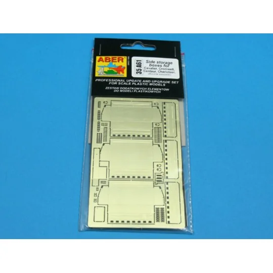 Side storage boxes for Cromwell, Centaur - Aber Models 35 A061
