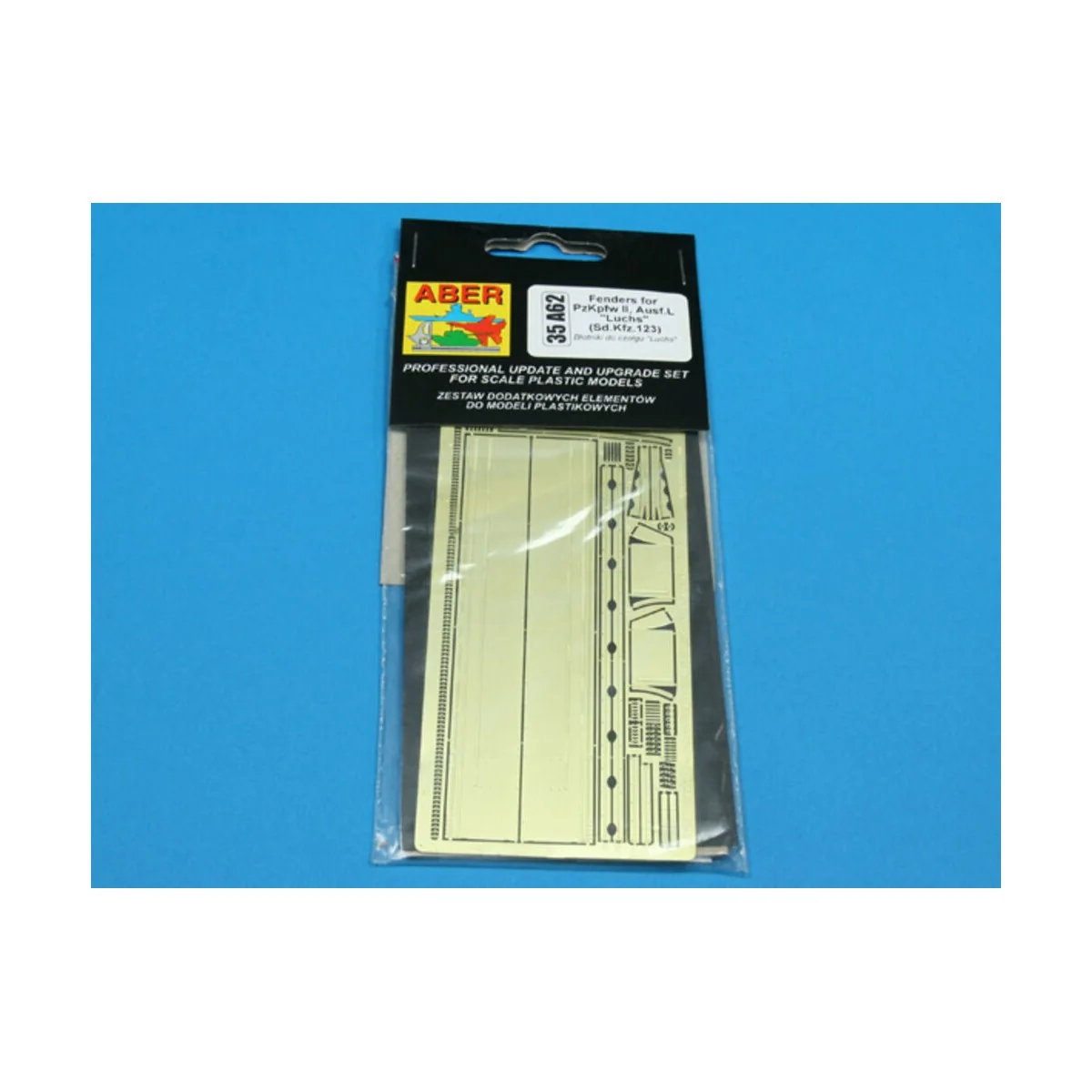 Fenders for Panzer II, Ausf.L Luchs, 1/35 - Aber Models 35 A062