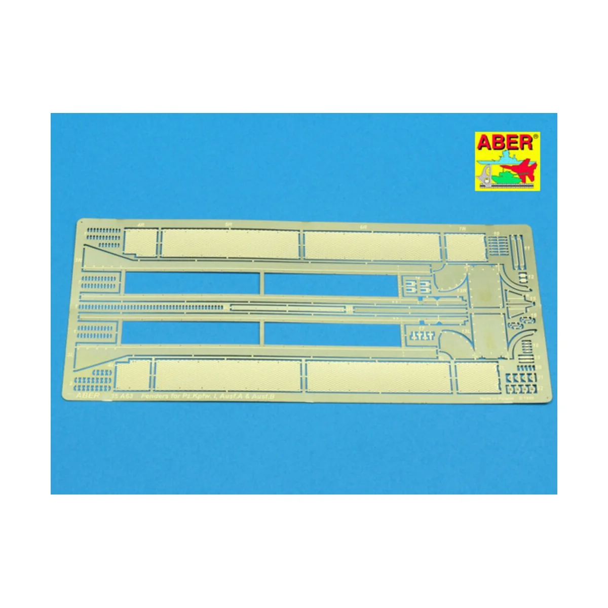 Fenders for Panzer I, Ausf. A & B, 1/35 - Aber Models 35 A063