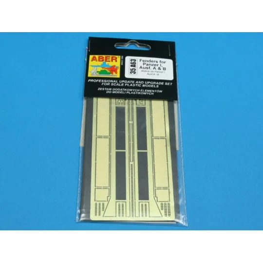 Fenders for Panzer I, Ausf. A & B, 1/35 - Aber Models 35 A063