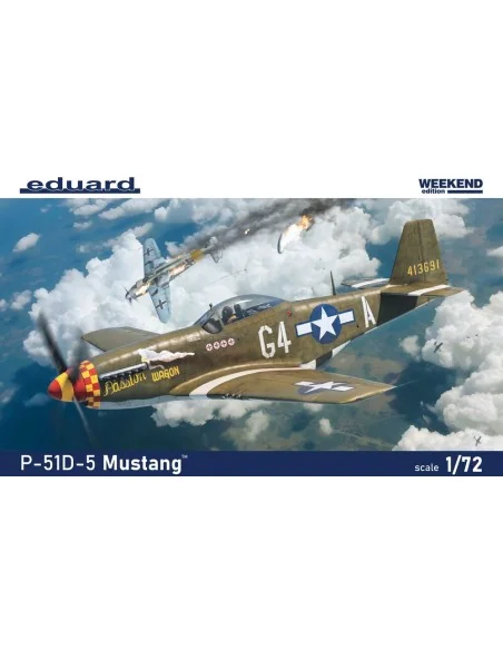 [NO_DESC] P-51D-5 Mustang, 1/72 - Eduard Plastic Kits 7476