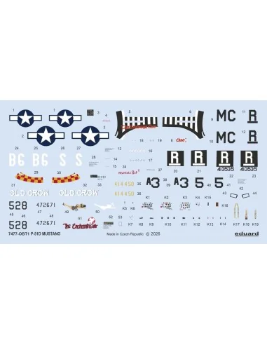 P-51D Mustang, 1/72 - Eduard Plastic Kits 7477