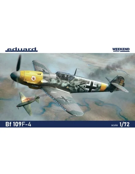 Bf 109F-4, 1/72 - Eduard Plastic Kits 7478