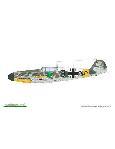 Bf 109F-4, 1/72 - Eduard Plastic Kits 7478