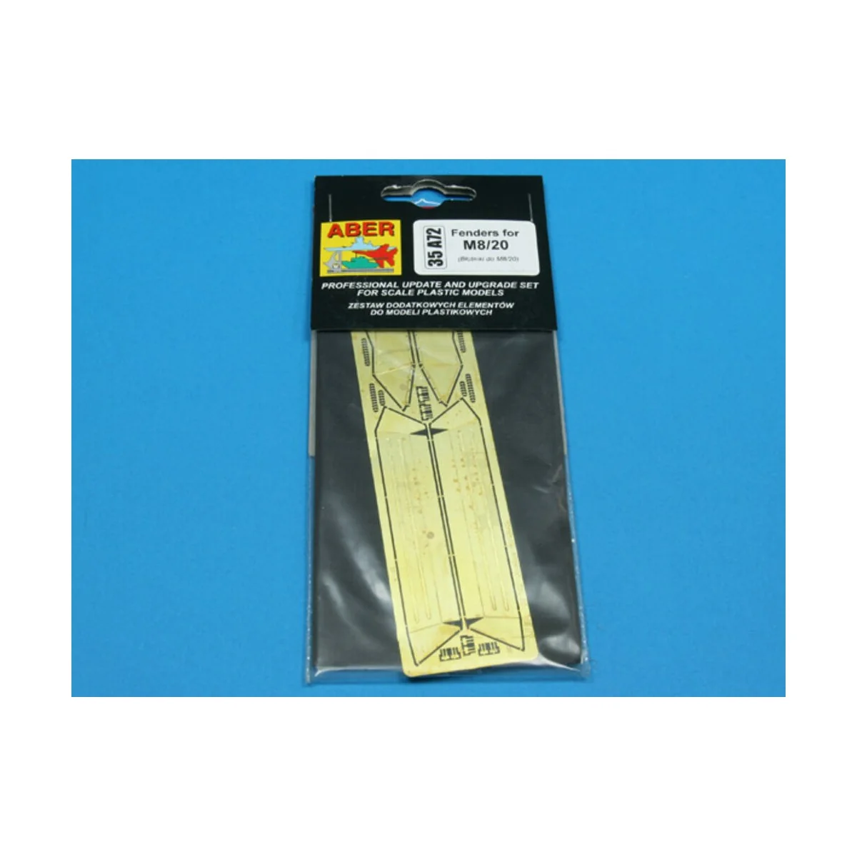 Fenders for M8/20, 1/35 - Aber Models 35 A072