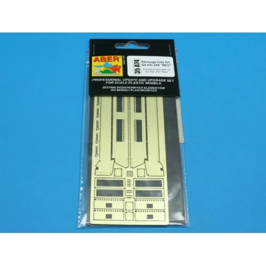 Stowage bins for Sd.Kfz 250 Neu, 1/35 - Aber Models 35 A074