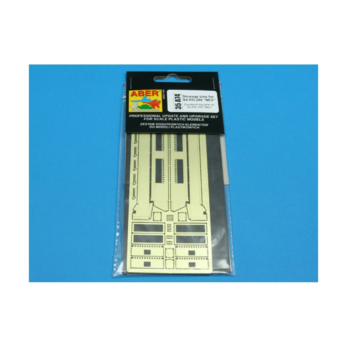 Stowage bins for Sd.Kfz 250 Neu - Aber Models 35 A074