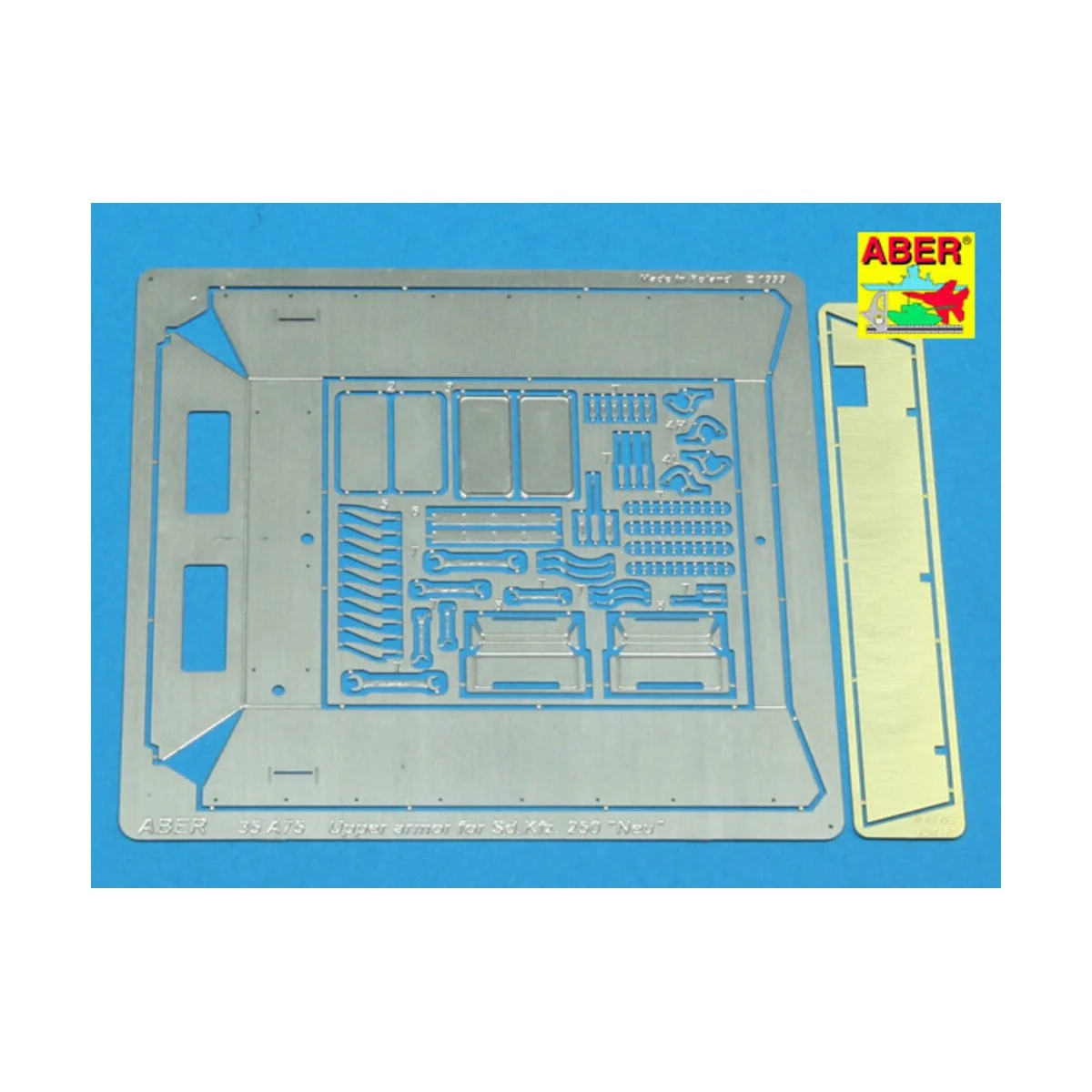 Upper armor for do Sd.Kfz 250 Neu, 1/35 - Aber Models 35 A075 Upper armor for do Sd.Kfz 250 Neu, 1/35 - Aber Models 35 A075