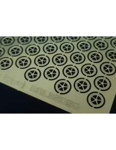 Tie down points (star type), 1/32 - Brengun BRL32050
