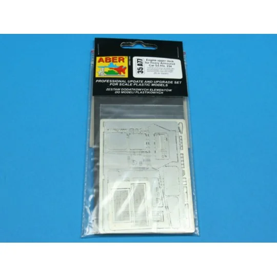 Engine upper deck for Sd.Kfz.234 - Aber Models 35 A077