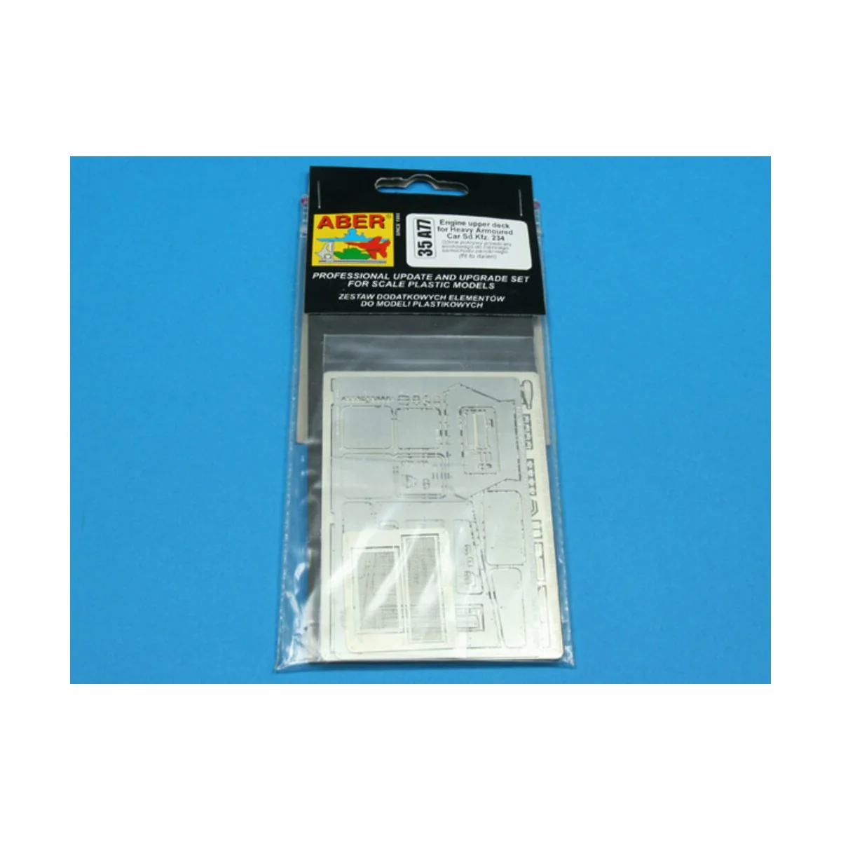 Engine upper deck for Sd.Kfz.234, 1/35 - Aber Models 35 A077 Engine upper deck for Sd.Kfz.234, 1/35 - Aber Models 35 A077